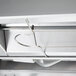 A Hatco stainless steel countertop food display warmer with wire shelves.