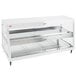 A white Hatco countertop food warmer with glass shelves.