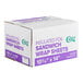 A white box of Choice insulated foil sandwich wrap sheets with purple text.