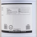 a white container with black text and black label