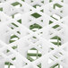 A white and green Vollrath Signature glass rack with 25 compartments.