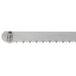 A Weston stainless steel replacement blade for a butcher hand meat saw.