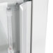 A close up of a white Hatco Glo-Ray countertop warmer shelf.