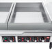 A white Hatco countertop food warmer with two shelves.