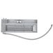 A white metal Hatco light fixture with toggle controls over infrared lights.