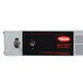 A black Hatco Glo-Ray food warmer with toggle controls and a red line.