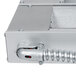 A Hatco Glo-Ray infrared lighted food warmer with metal strip heaters and toggle controls.