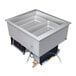 A Hatco drop-in hot/cold food well with two rectangular containers inside.