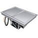A stainless steel Hatco machine with a lid and two trays inside.