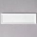 A white rectangular Whittier porcelain platter.