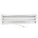 A white rectangular Hatco strip warmer with a wire attached.