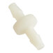 A white plastic tube with a nozzle.