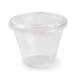 Squat 9 oz. Parfait Cup with 2 oz. Fabri-Kal Insert and Flat Lid - 100/Pack