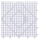 A clear plastic grid with holes.