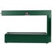 A green metal Hatco portable French fry warmer shelf.