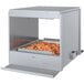A Hatco Glo-Ray portable fry holding station with food inside.
