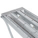 A Hatco dual infrared warmer with lights and a metal tray.