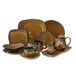 A close-up of a TuxTrendz Artisan Mojave brown mug.