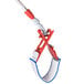 A red and blue plastic Unger EZ Flat Mop Holder with a white handle.