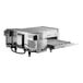 A TurboChef electric countertop conveyor oven with the lid open.