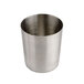 An American Metalcraft stainless steel French fry cup.