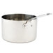 An American Metalcraft stainless steel pan with a handle.