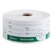 A roll of white paper with green text that reads "Noble Products Removable Product Day Label"