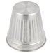 An American Metalcraft stainless steel mini round trash can with a lid.