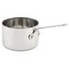 An American Metalcraft stainless steel pan with a handle.