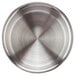 An American Metalcraft stainless steel hammered bowl with a circular metal surface.