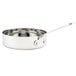 An American Metalcraft stainless steel pan with a handle and a lid.