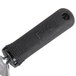 A Tablecraft stainless steel grater with a black handle.