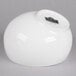 A 10 Strawberry Street Whittier white porcelain bowl with a label on the side.