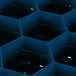 A blue plastic container with 20 compartments.