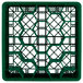 A green Vollrath Traex rack with hexagons.