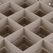 A white grid with squares inside.