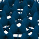 A close-up of a Vollrath Royal Blue 25-compartment glass rack.
