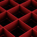 A red grid with squares.