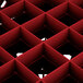 A red grid with squares and circles inside.