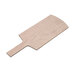 An American Metalcraft maple wood serving peel with a handle.