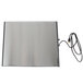 A silver metal Hatco heated shelf with a black cord.