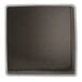 An American Metalcraft stainless steel square sugar caddy with a black inside.