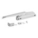 A silver metal Kason door latch with a straight metal handle.