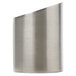 An American Metalcraft stainless steel sugar caddy with curved edges.