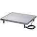 A white rectangular Hatco heated shelf warmer with a black power cord.