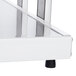 A close-up of a white surface on a Hatco buffet warmer.