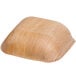 A square Eco-gecko palm leaf bowl.