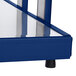 A navy blue Hatco countertop buffet warmer on a table.