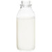 Libbey 92129 33.5 Oz. Glass Milk Bottle - 24/Case