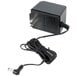 a black power adapter with plugs